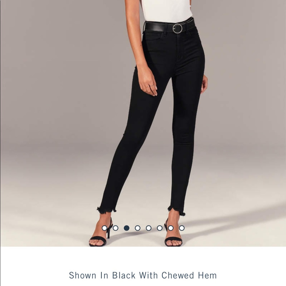 NWOT Black High Waisted Jeans - Long